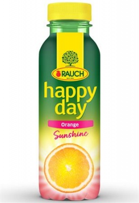 Gyümölcslé, 25%, 0,33 l, RAUCH "Happy day", Orange