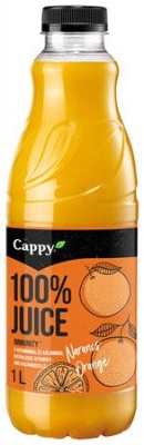 Gyümölcslé, 100%, 1 l, CAPPY, narancs, szűrt